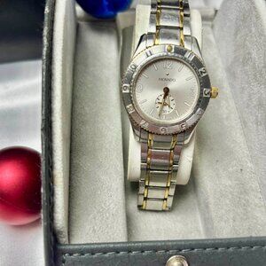 Movado Gentry Swiss Sport two -tone stainless steel pre-owned lady's watch.